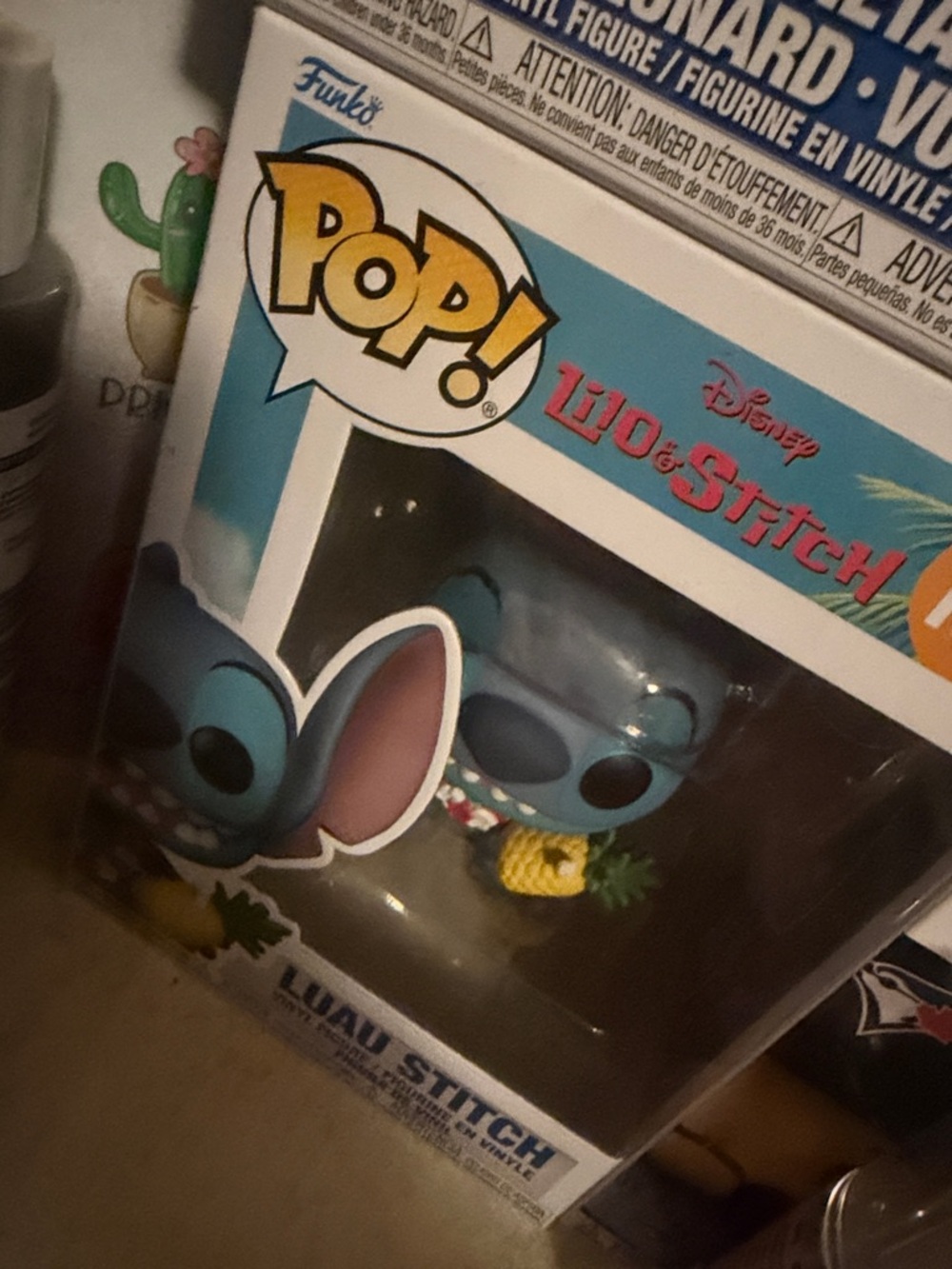 Funko POP! Luau Stitch Vinyl Figure - Blue with Yellow Pineapple